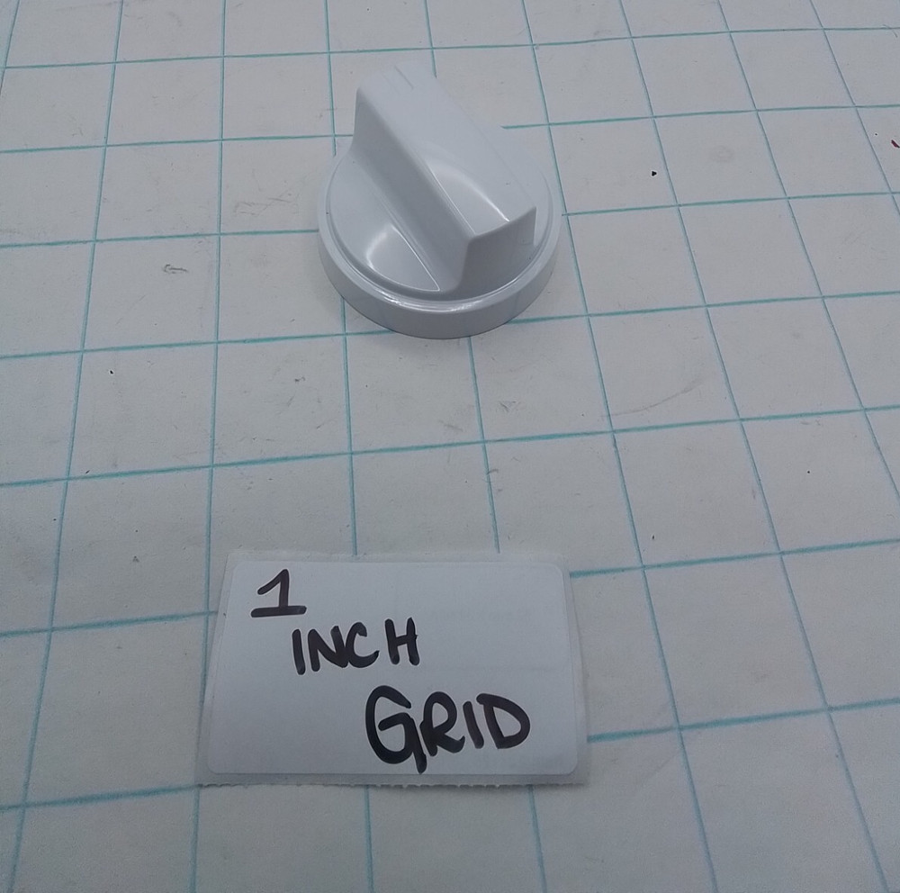 WB03X24952 GE White Range Knob (1)