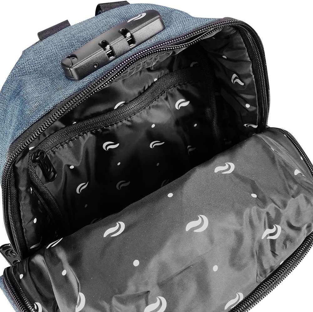 Skunk Mini Backpack- Smell Proof (Black) Black