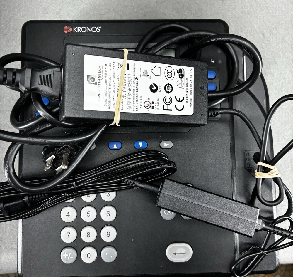 Kronos System 4500 Time Clock Employee Time Attendance Terminal