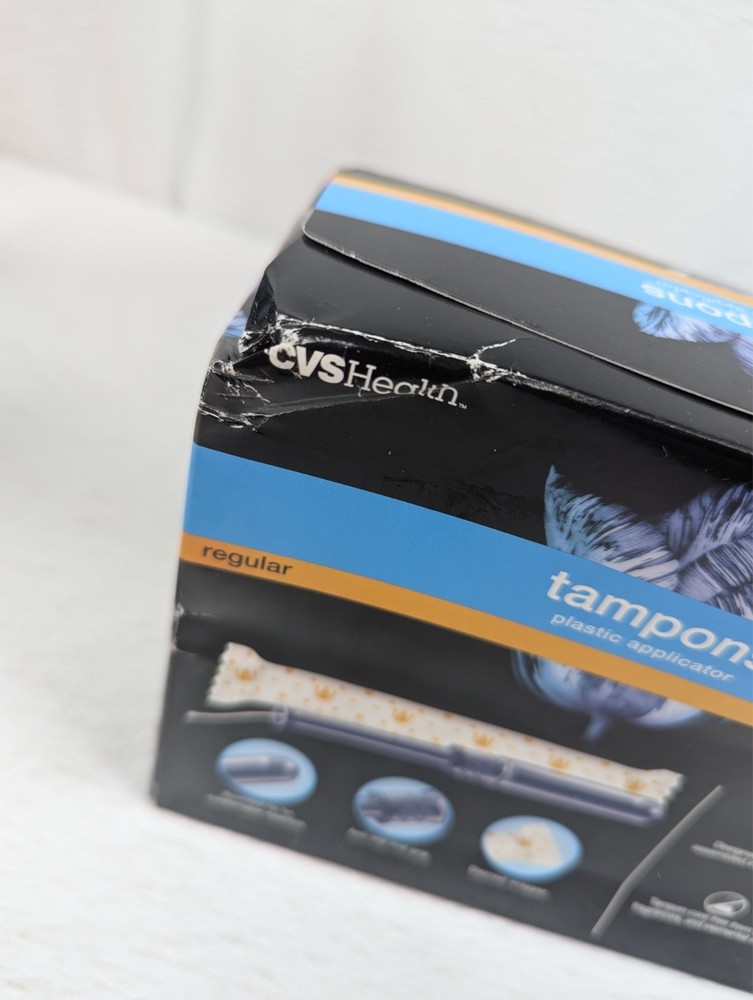 CVS Health - Plastic Tampons - Regular, Super, Light - 4 Boxes