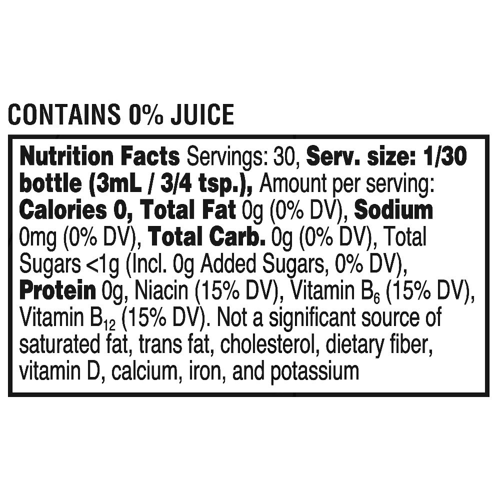 Raspberry Black Tea Liquid Concentrate Drink Enhancer 2 Pack 3.11 fl oz
