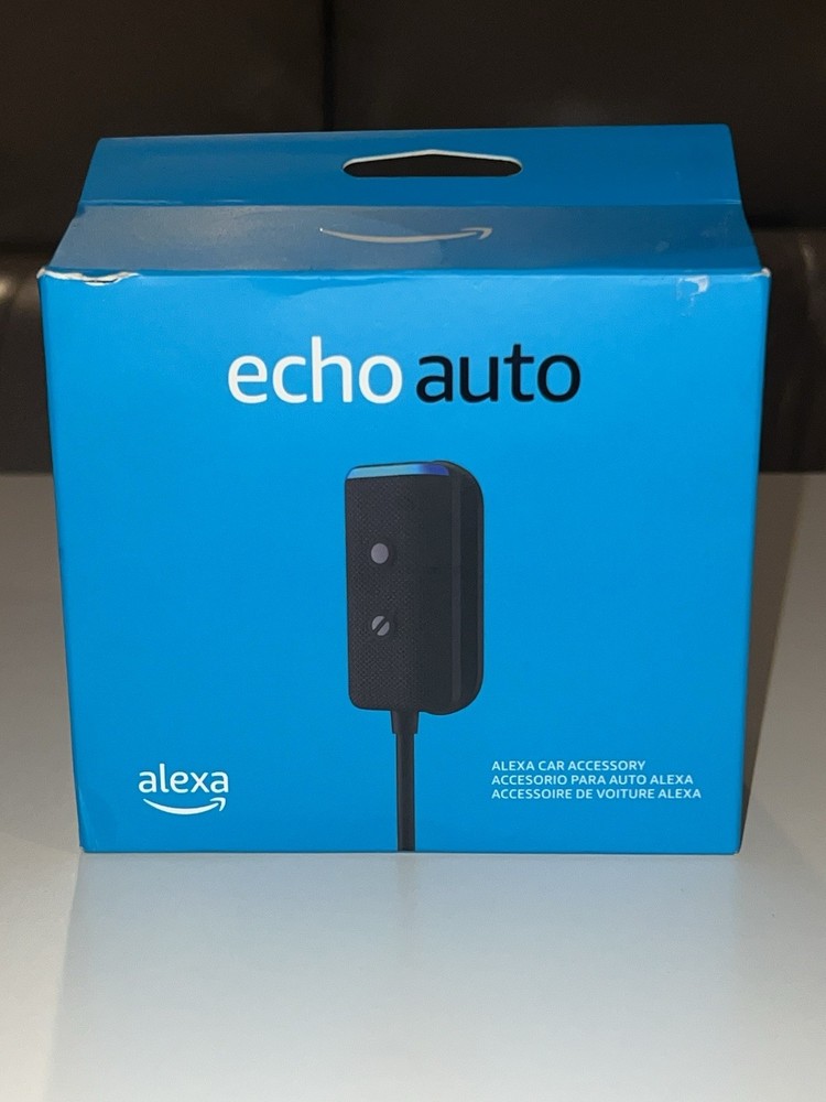 Amazon Echo Auto 2nd Gen Smart Car Assistant 2022 Release Black OPEN BOX