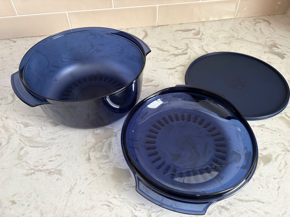 Tupperware TupperWave Microwave Stack Cooker 3 Pc