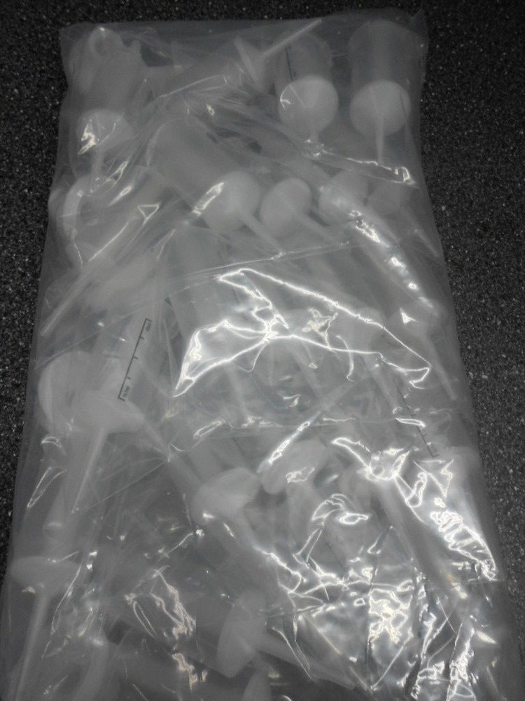 POSITIVE DISPLACEMENT SYRINGE 50ML 25/PK