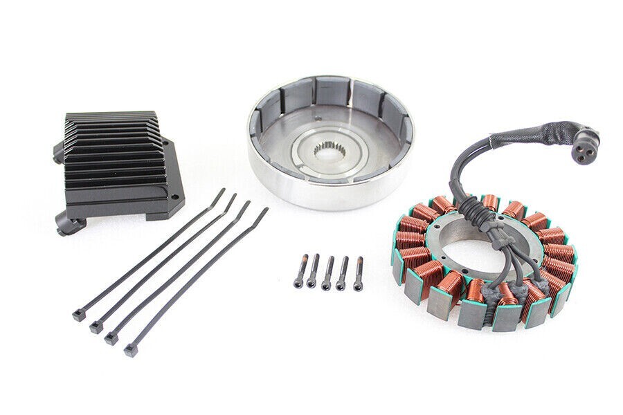 FXD 50 Amp Three Phase Alternator Kit fits Harley-Davidson 32-1477