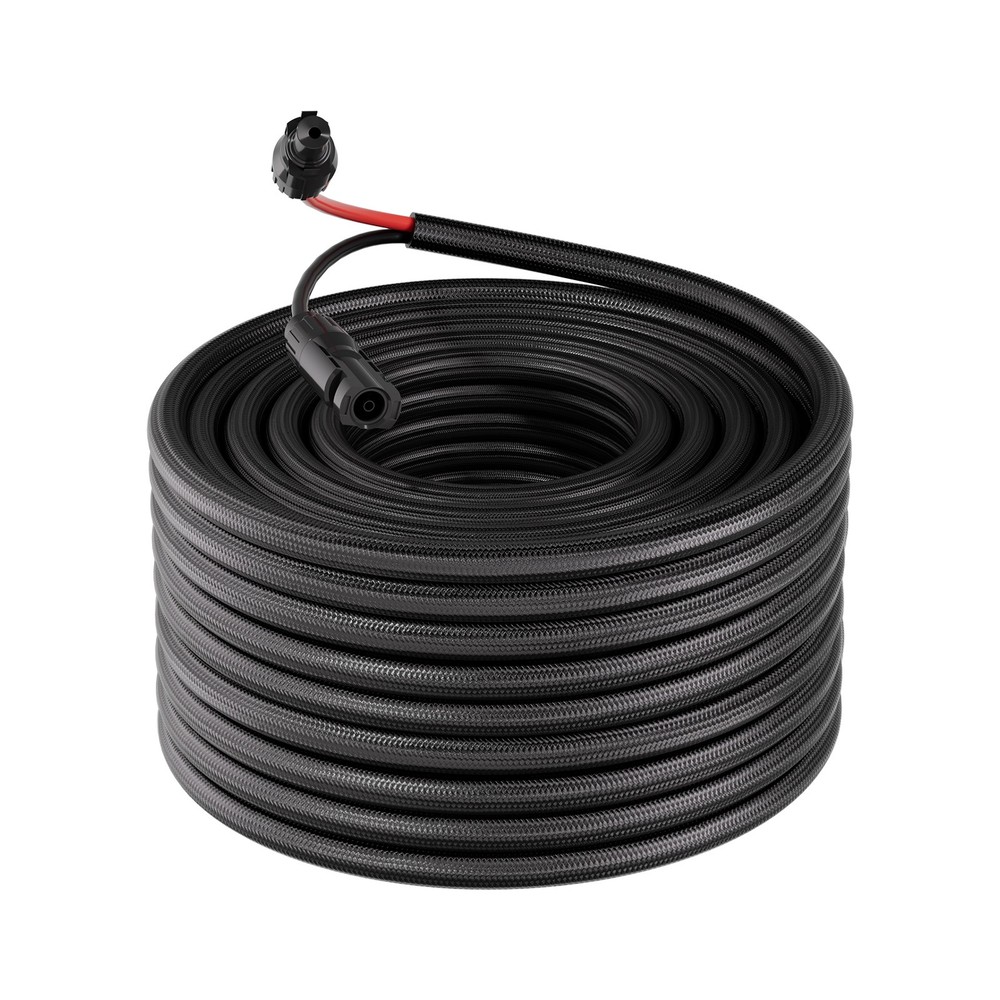 VEVOR 100FT Solar Panel Extension Cable 10AWG Solar Panel Wire with Connector