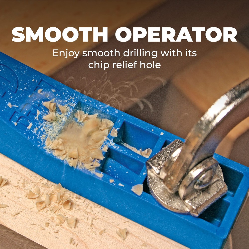 MKJKIT Mini Jig Kit Simple, Compact PocketHole Jig Create Strong Joints Wit...