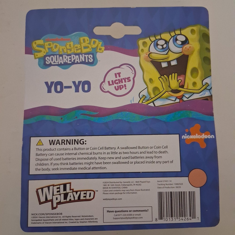 Nickelodeon SpongeBob & Patrick Light Up YO-YO New