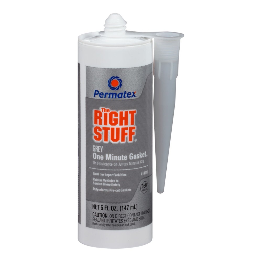 Permatex 34311 The Right Stuff Grey 1 Minute Gasket Maker 5oz