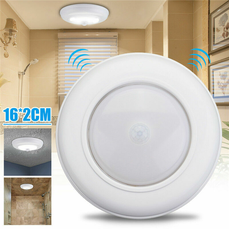 Ultra Bright Wireless Battery Powered Motion Sensor LED Ceiling Light Stair Lamp