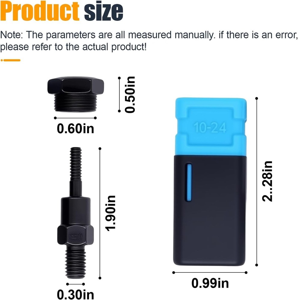 2PCS Replacement Mandrel Rivet Nut Tool SAE 10-24