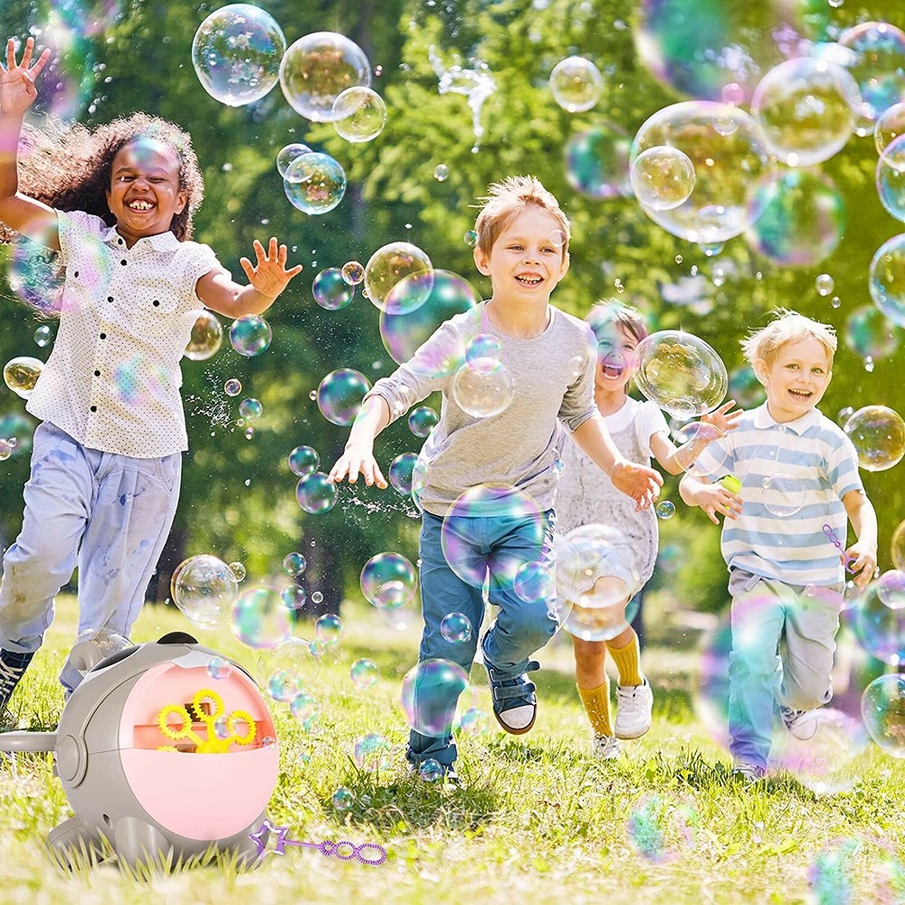 Bubble Machine - Cute Cartoon Mouse Bubble Blower 3000+ Bubbles Per Minute, Auto