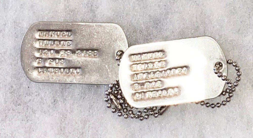 Willie Manuel Dog Tag Set