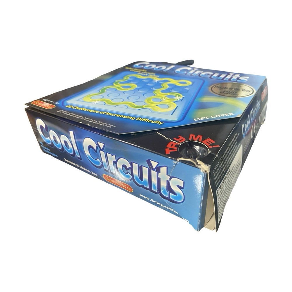 Science Wiz - Cool Circuits Puzzle Game - Working Lights & Music Complete