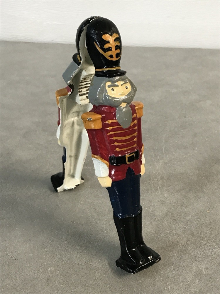 Vintage Cast Iron Nut Cracker Nutcracker Christmas Soldier