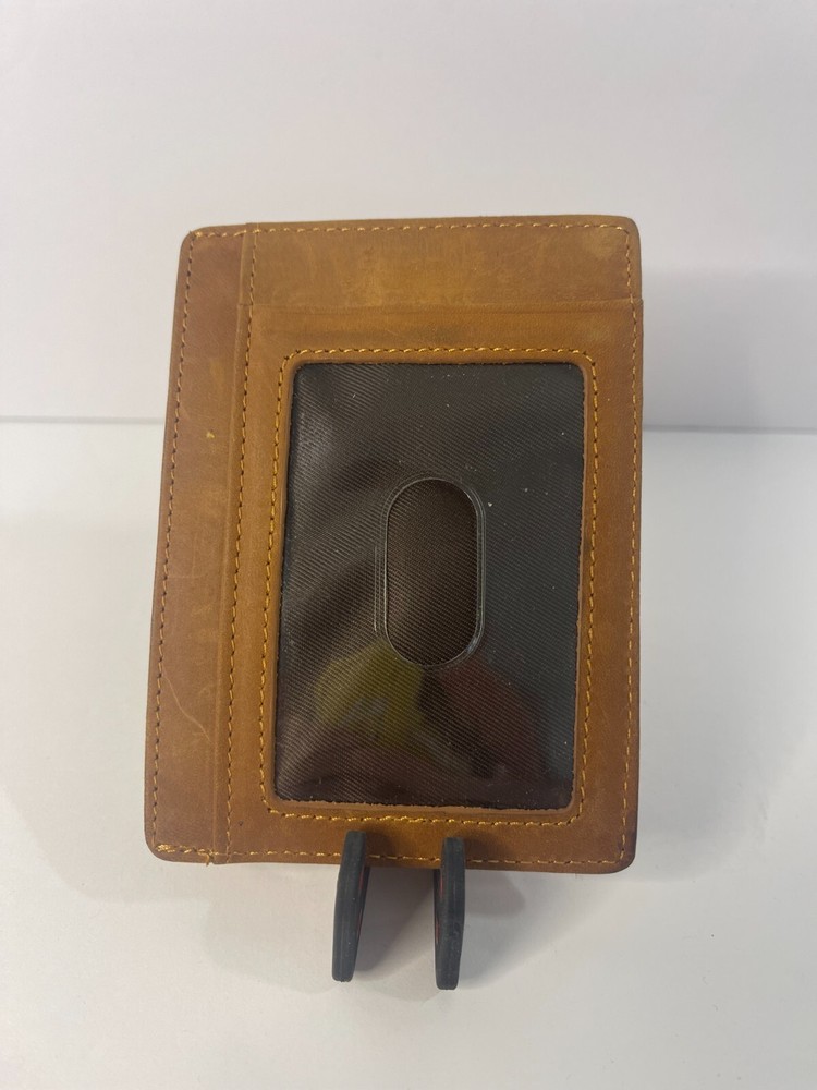 Daft & Co. Slim Wallets/Card Wallets, No-Fold, Clear ID Windows