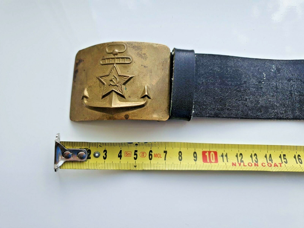 soviet ussr military belt navy