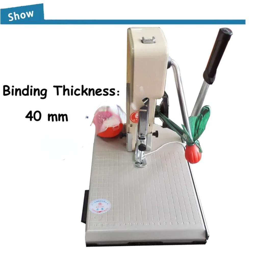 40mm Manual Paper Binding Machine with Knife Practical Paper Binder for Office