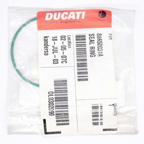 Ducati Seal Ring Part Number - 88650031A
