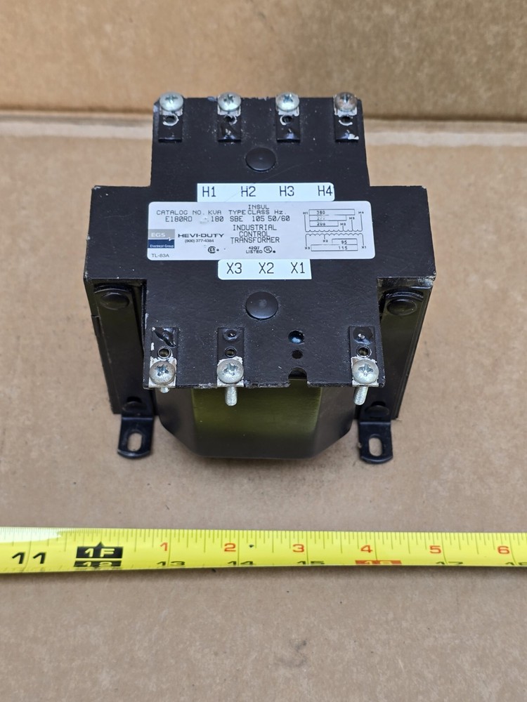 Hevi-Duty E180RD Transformer .180 KVA Type SBE