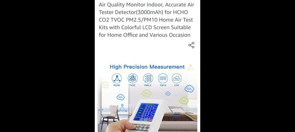 Air Quality Dectector Precision Instrument New Open Box