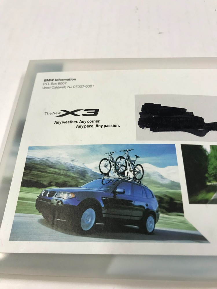 BMW The New X3 Information Booklet