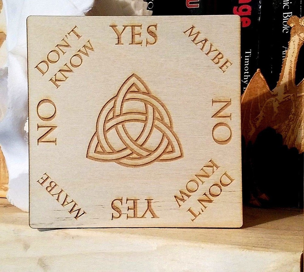 MINI Celtic Knot Pendulum Board HANDMADE for Wicca, Witch & Pagan