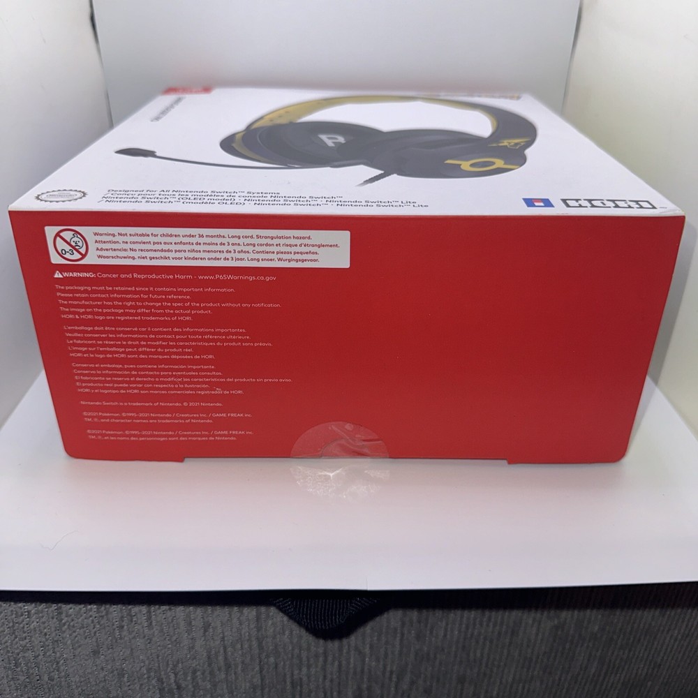 Hori Pokémon Gaming Headset Pro For Nintendo Switch