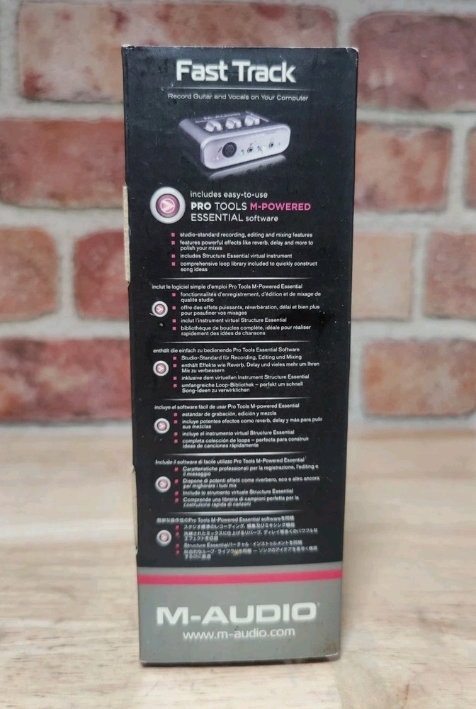OPEN BOX M-Audio Fast Track Digital Audio Recorder