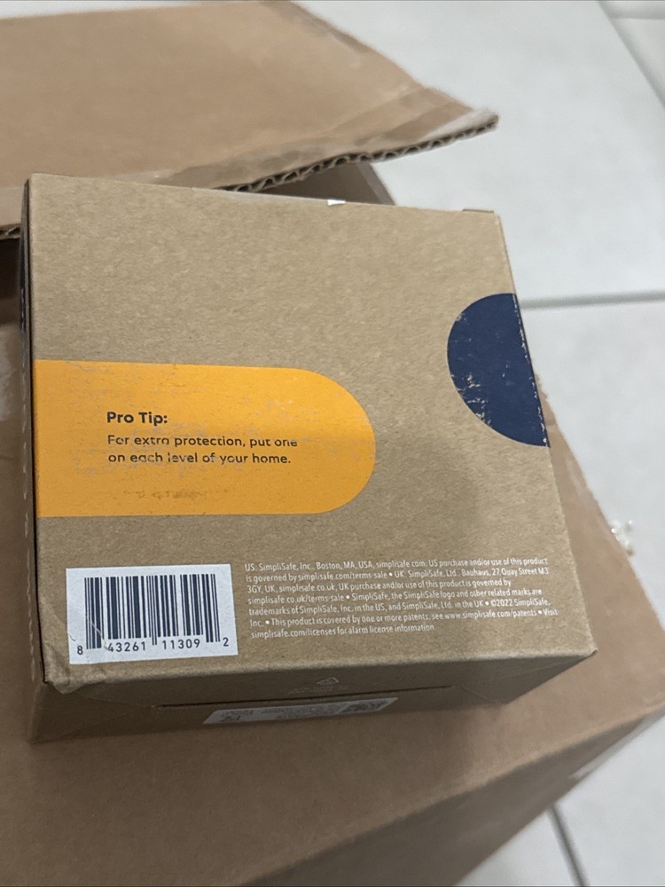 SimpliSafe Smoke & Carbon Monoxide Detector CA002 White