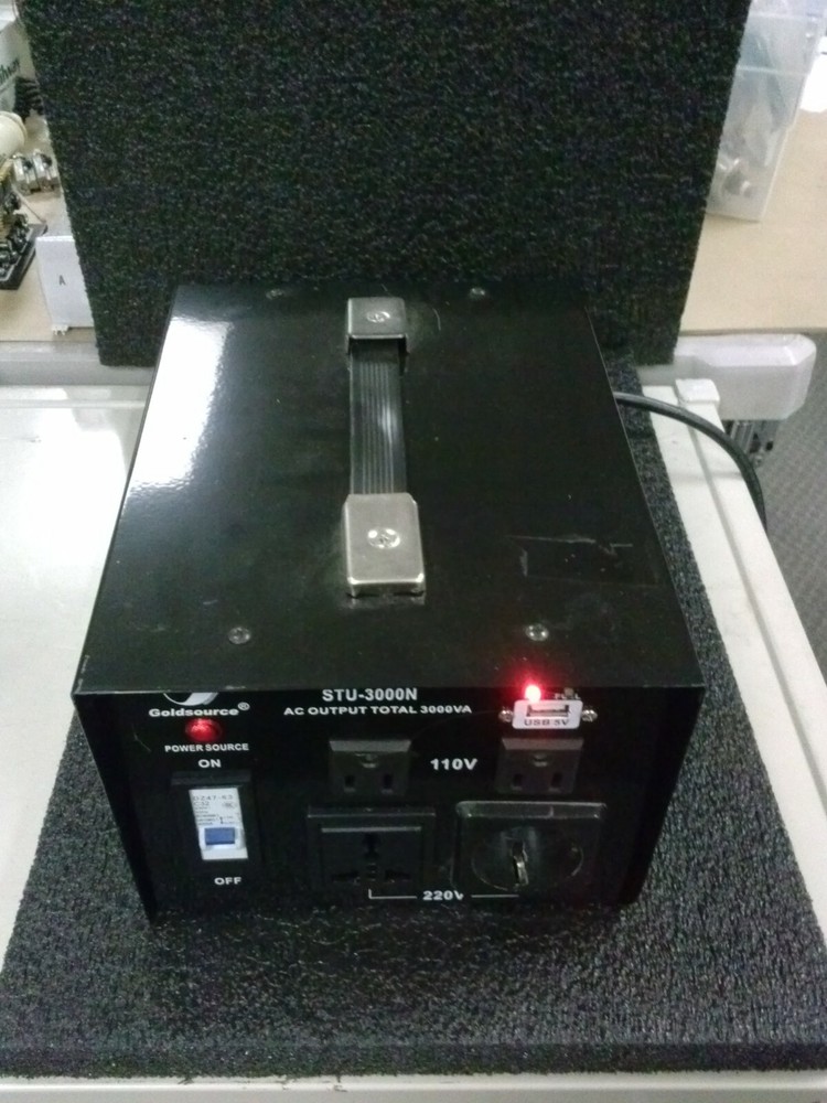 GOLDSOURCE STU-3000N AC Output Total 3000VA Step Up & Down Transformer