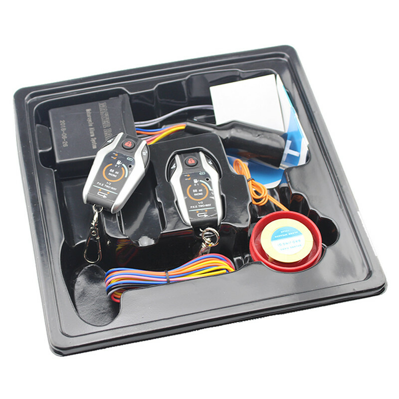 2 Way Motorcycle Safty Remote Control Engine Immoblized Start KEY Alarm System