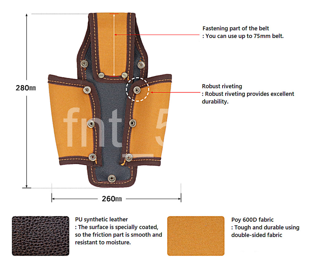 Kaya Life KL-826 Poly 600D Multi Tool Pouch