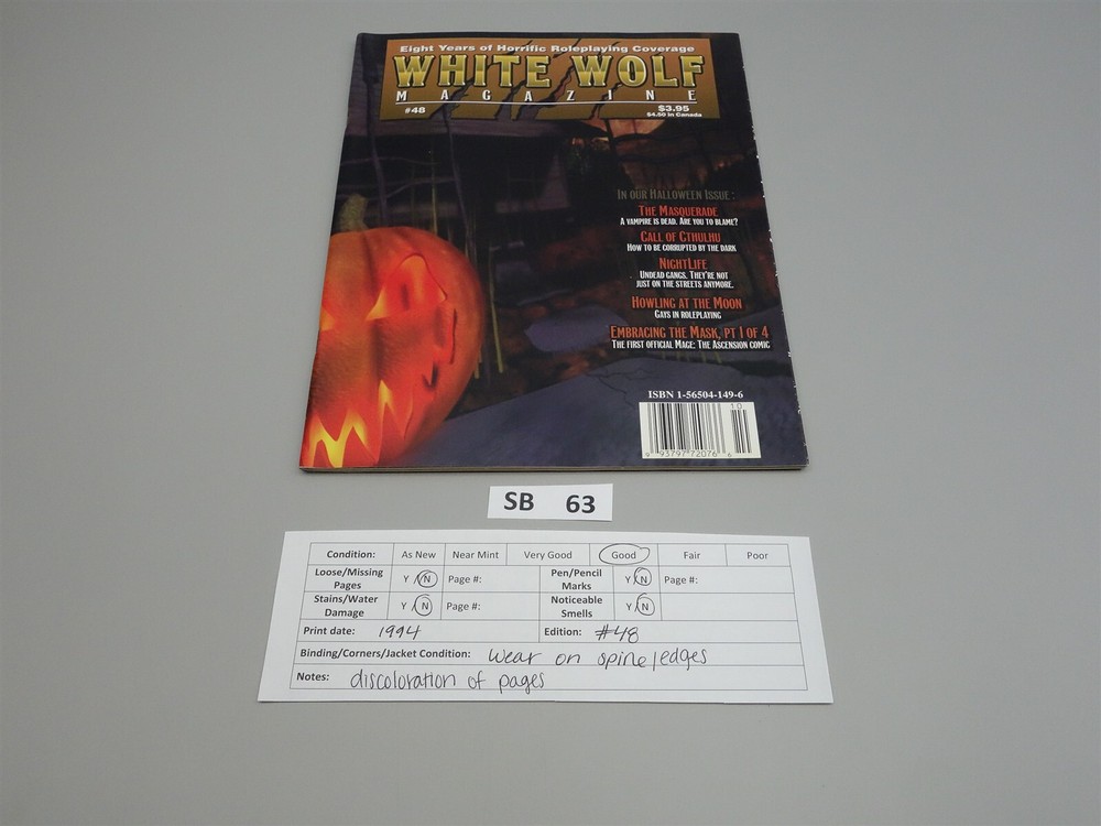 White Wolf Magazine: Issue # 48