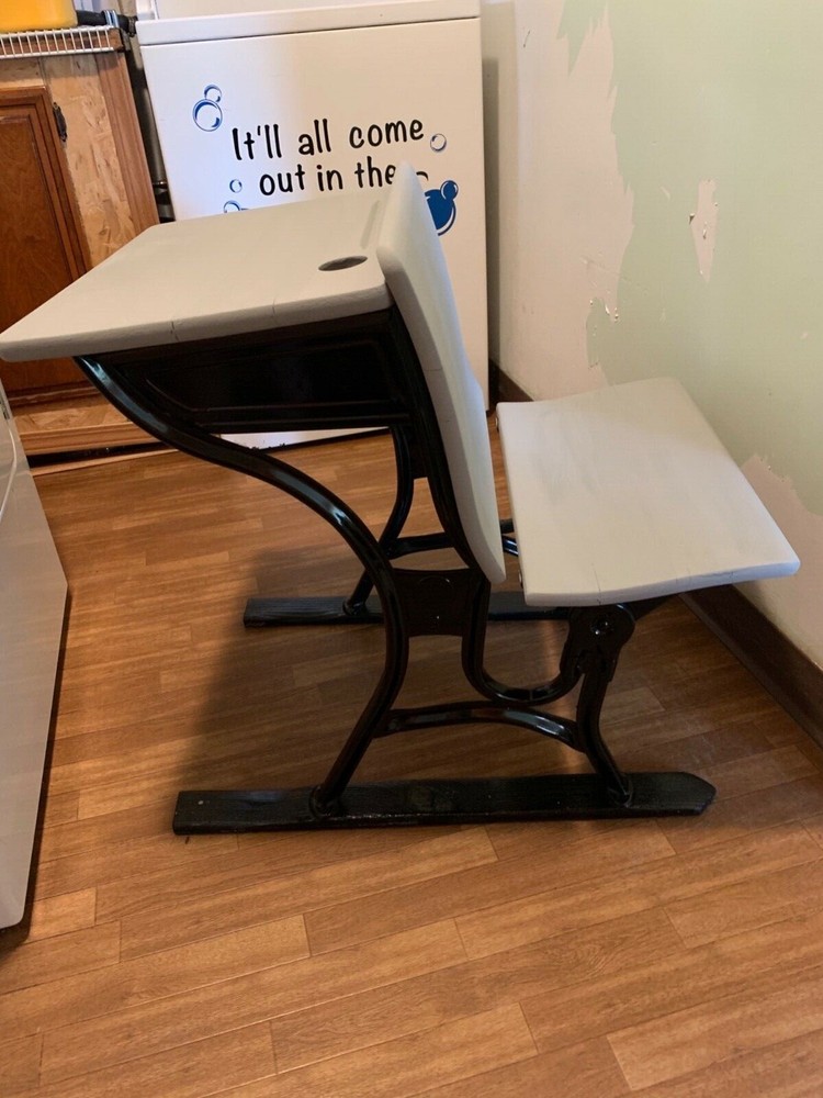vintage school desk