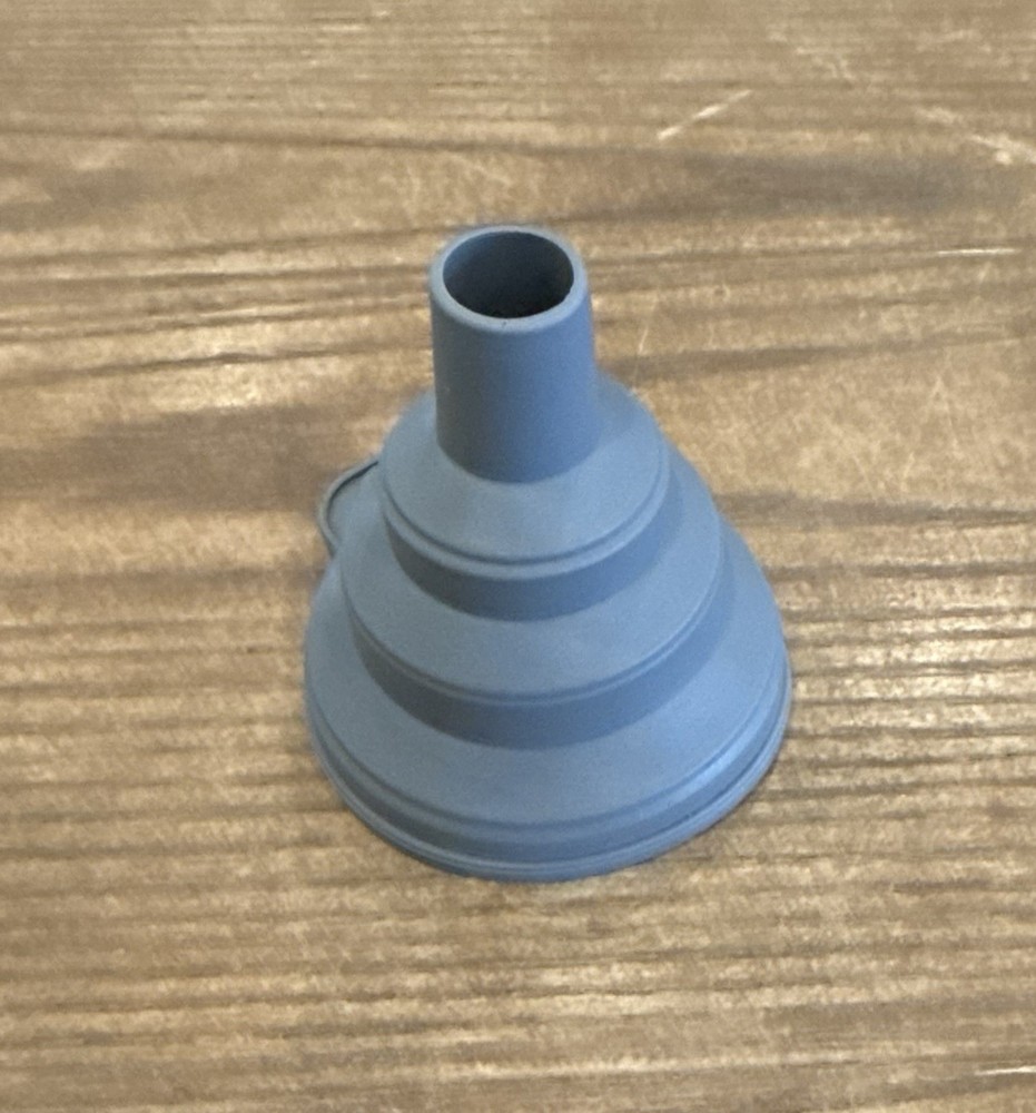 Multi-use Kitchen Funnel Small Foldable Collapsible Gray - A0221