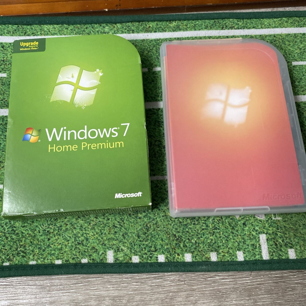 Microsoft Windows 7 Home Premium Upgrade 32 Bit and 64 Bit DVDs MS WIN