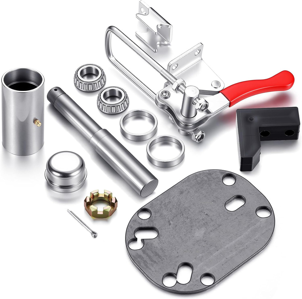 Canchiing Tire Carrier Hinge Kit Include Necessary Latch, Slewing Bearing,...