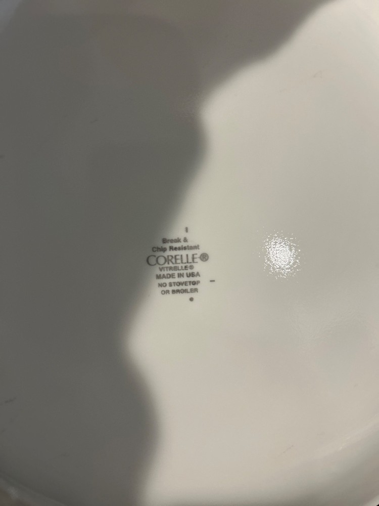 Corelle Sand Sketch pattern Dinnerware set of 11 vintage