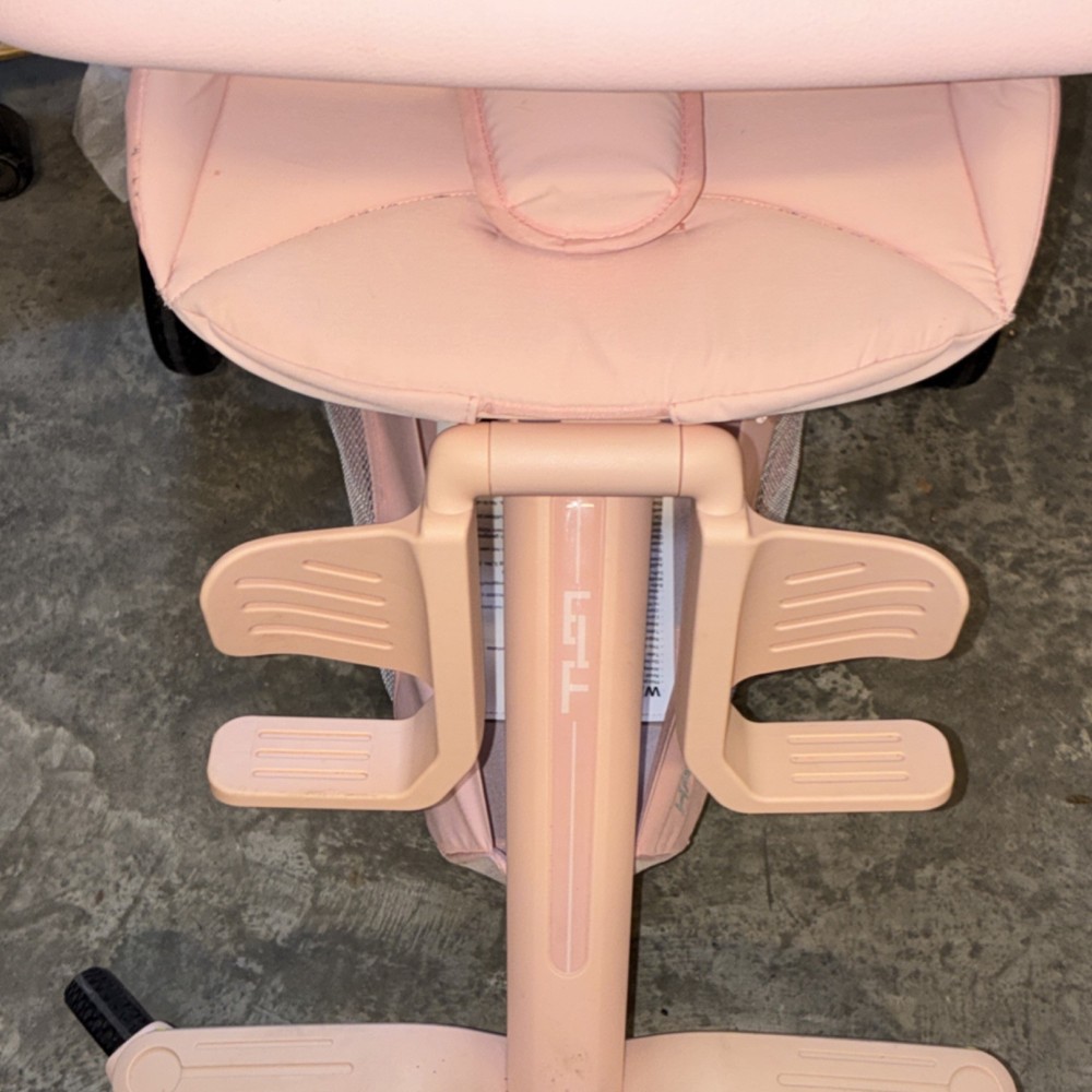 HaShow Q2 Pink Stroller Adjustable Handle Backrest Harness Storage Basket