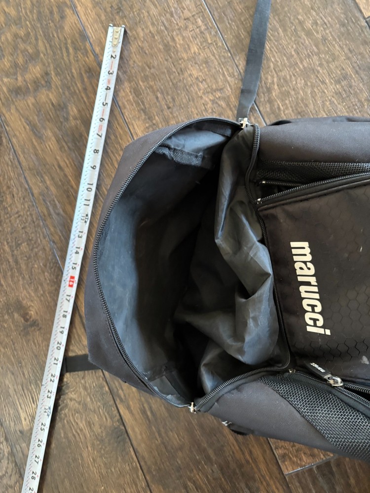 Marucci Baseball Or Softball Backpack Black Bag