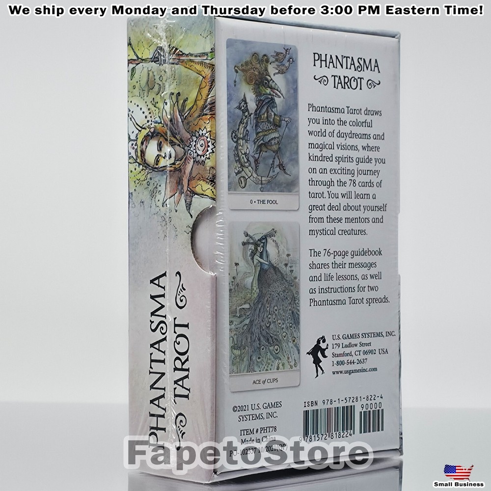 U.S. Games Systems - Phantasma Tarot Tarot Set, Oracle Deck and Guide Set