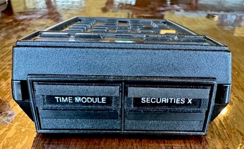 HP-41CV Calculator TESTED WORKING Time Module Securities Pac Manual Box