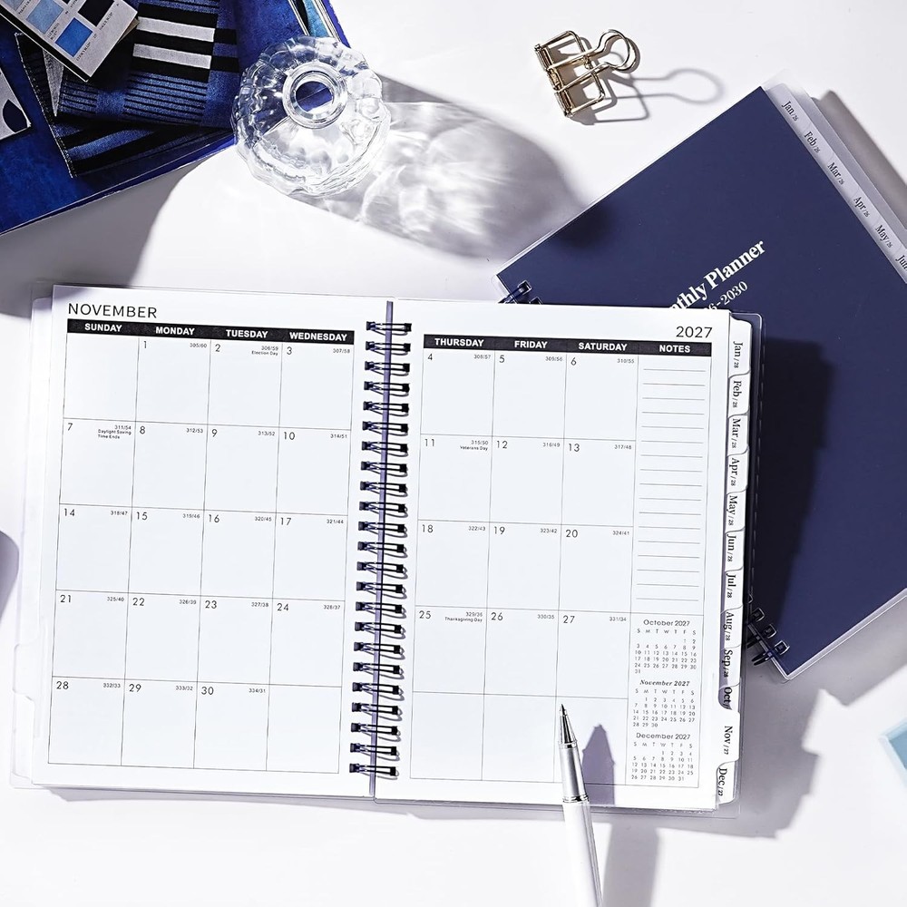 Versatile 5- Monthly Planner 2026-2030 - Includes Tabs & Inner Pocket