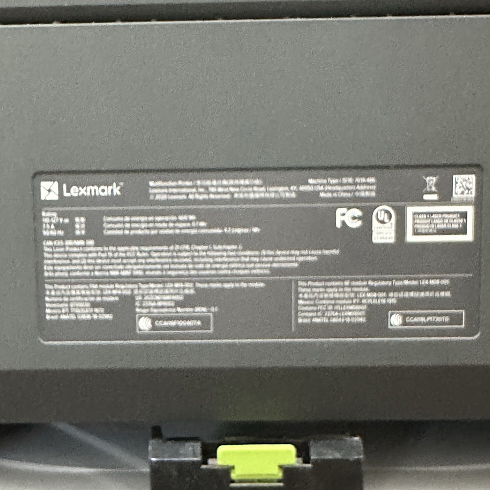 Lexmark MB3442 I Multi Function Printer Tested Good Does Have Power Cord&InkDrum