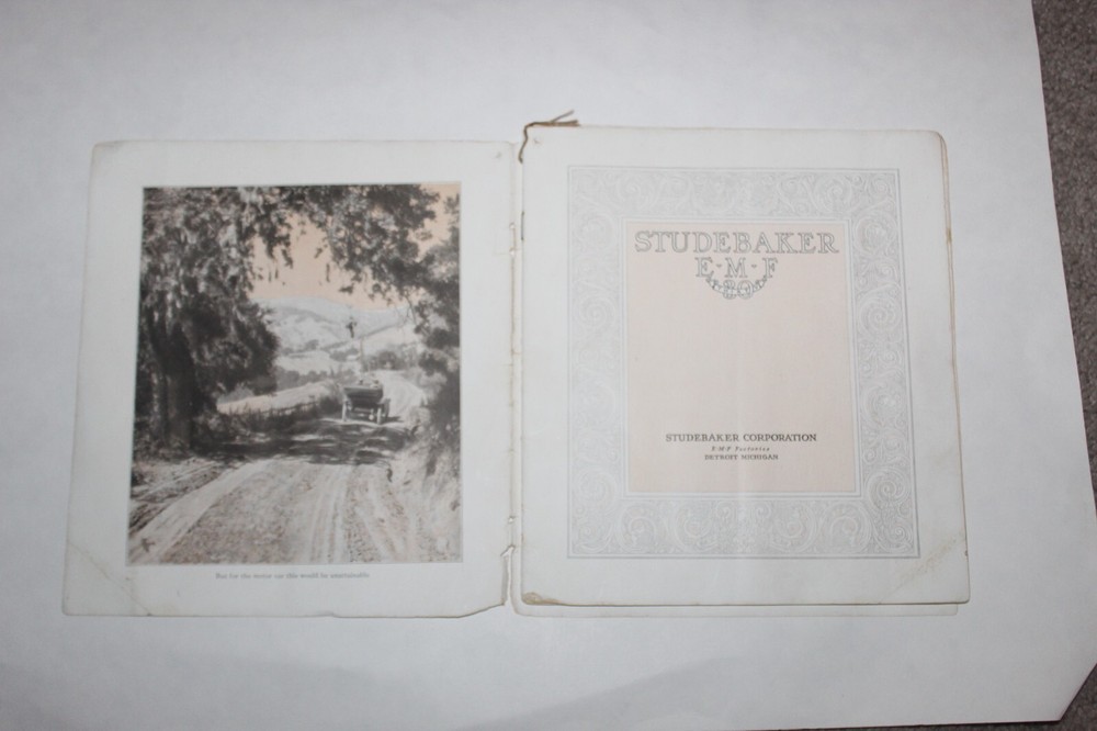 Vintage Studebaker E-M-F 30 booklet