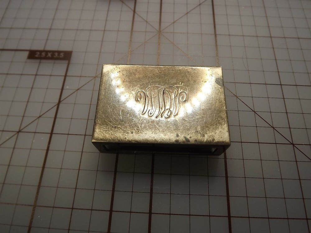 Sterling Silver Authentic Tiffany & Co Small Matchbox Cover