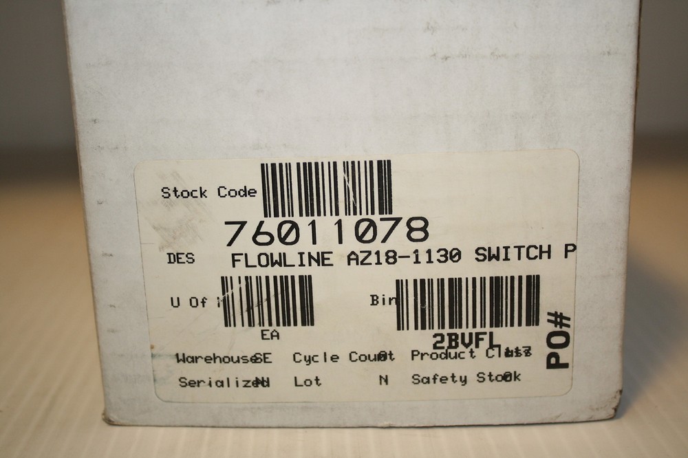 Flowline AZ18-1130 Polypropylene Switch-Pro Vibration Level