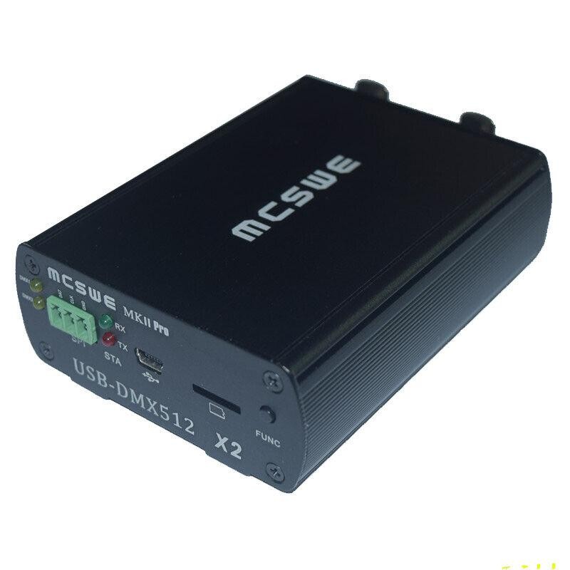 MCSWE DMX512 ArtNet Network Controller USB 1024 Channel Bidirectional 3D Console