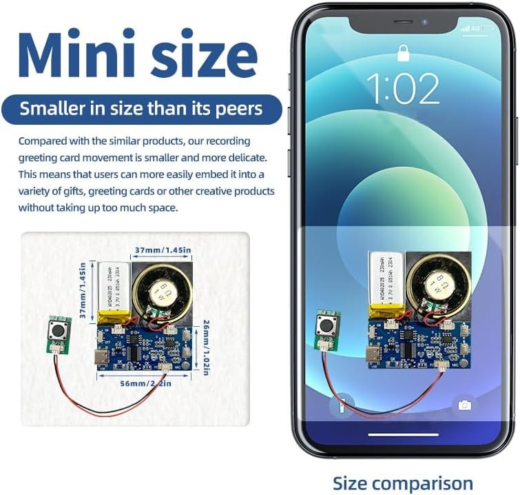 Module - 16MB Push Button Activated Sound with Speaker, Blue-1 PC